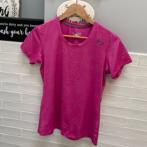 Under Armour heat gear fitted crew neck shirt